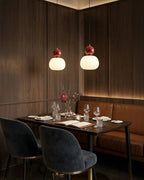 Pendant Lamp Bauhaus Geometric Metal & Glass