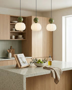 Pendant Lamp Bauhaus Geometric Metal & Glass
