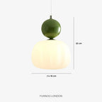 Pendant Lamp Bauhaus Geometric Metal & Glass