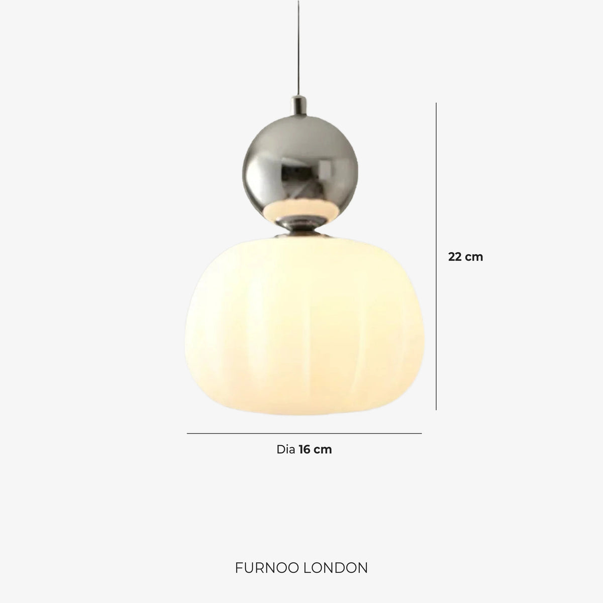 Pendant Lamp Bauhaus Geometric Metal & Glass
