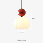 Pendant Lamp Bauhaus Geometric Metal & Glass