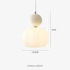Pendant Lamp Bauhaus Geometric Metal & Glass