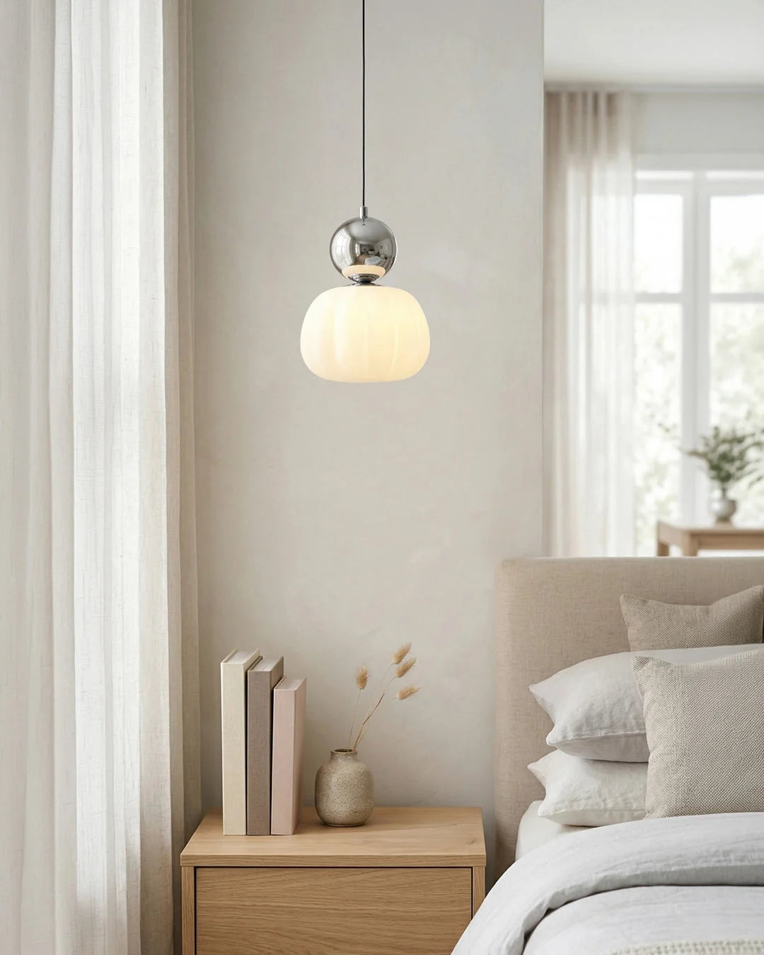 Pendant Lamp Bauhaus Geometric Metal & Glass