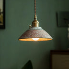 Pendant Lamp Ceramic Hand-Painted Floral Includes Bulb