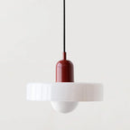 Pendant Lamp Colored Glass Adjustable Height E27 Socket