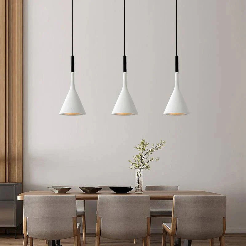 Pendant Lamp Concrete Conical Focused Beam