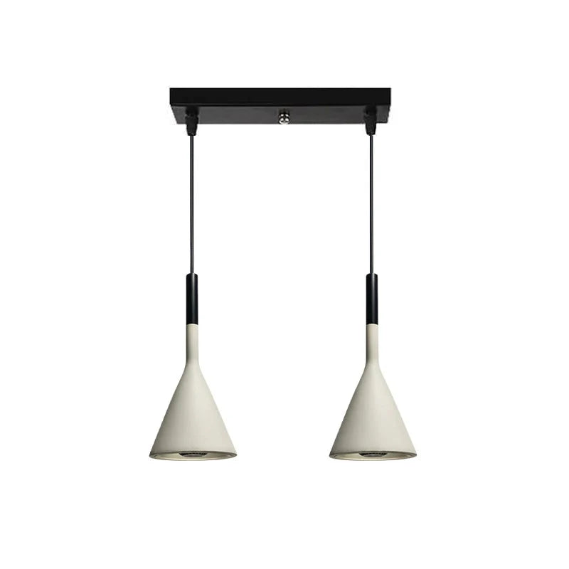 Pendant Lamp Concrete Conical Focused Beam