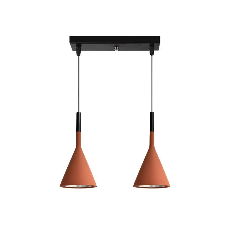 Pendant Lamp Concrete Conical Focused Beam