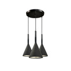Pendant Lamp Concrete Conical Focused Beam