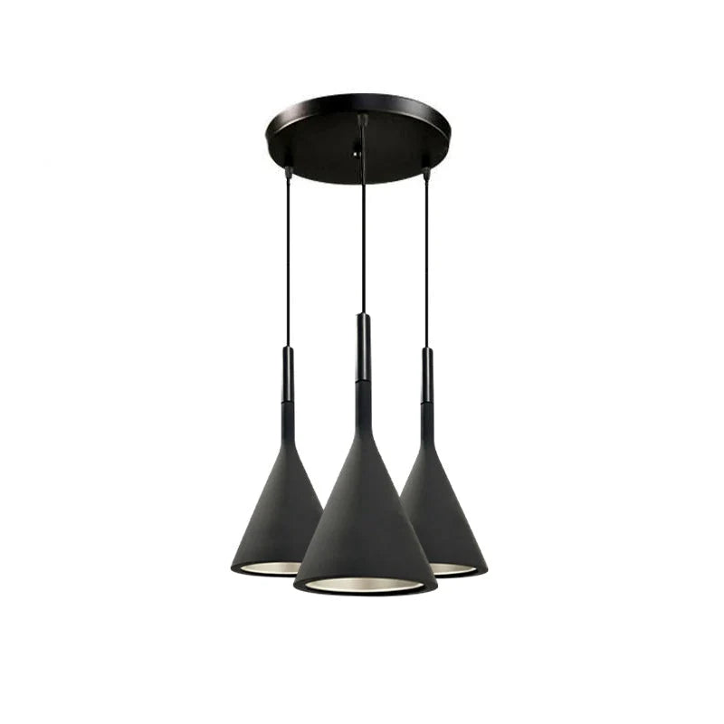 Pendant Lamp Concrete Conical Focused Beam
