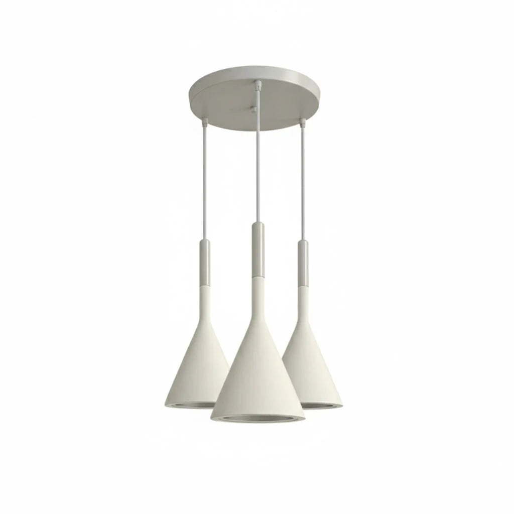 Pendant Lamp Concrete Conical Focused Beam