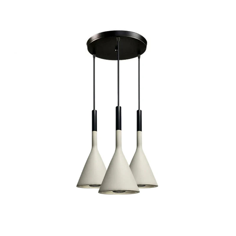 Pendant Lamp Concrete Conical Focused Beam