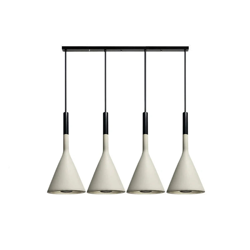 Pendant Lamp Concrete Conical Focused Beam