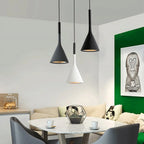 Pendant Lamp Concrete Conical Focused Beam