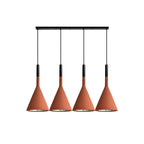 Pendant Lamp Concrete Conical Focused Beam