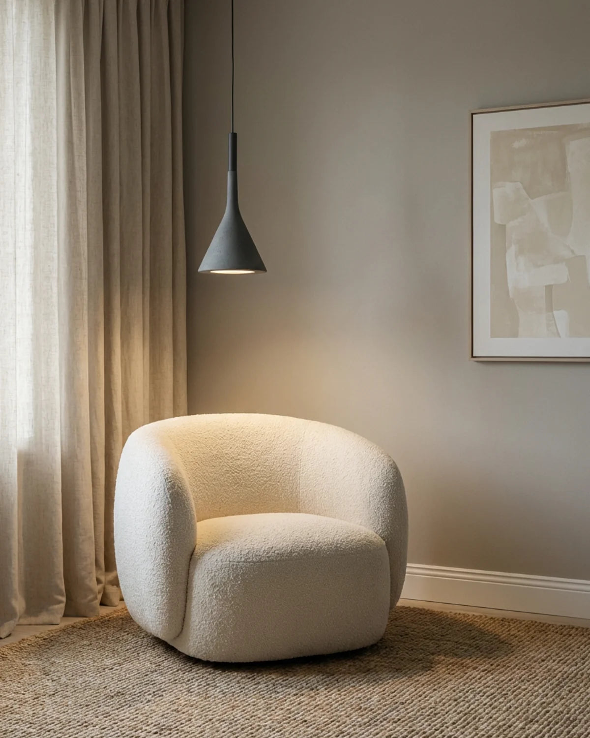 Pendant Lamp Conical Focused Beam