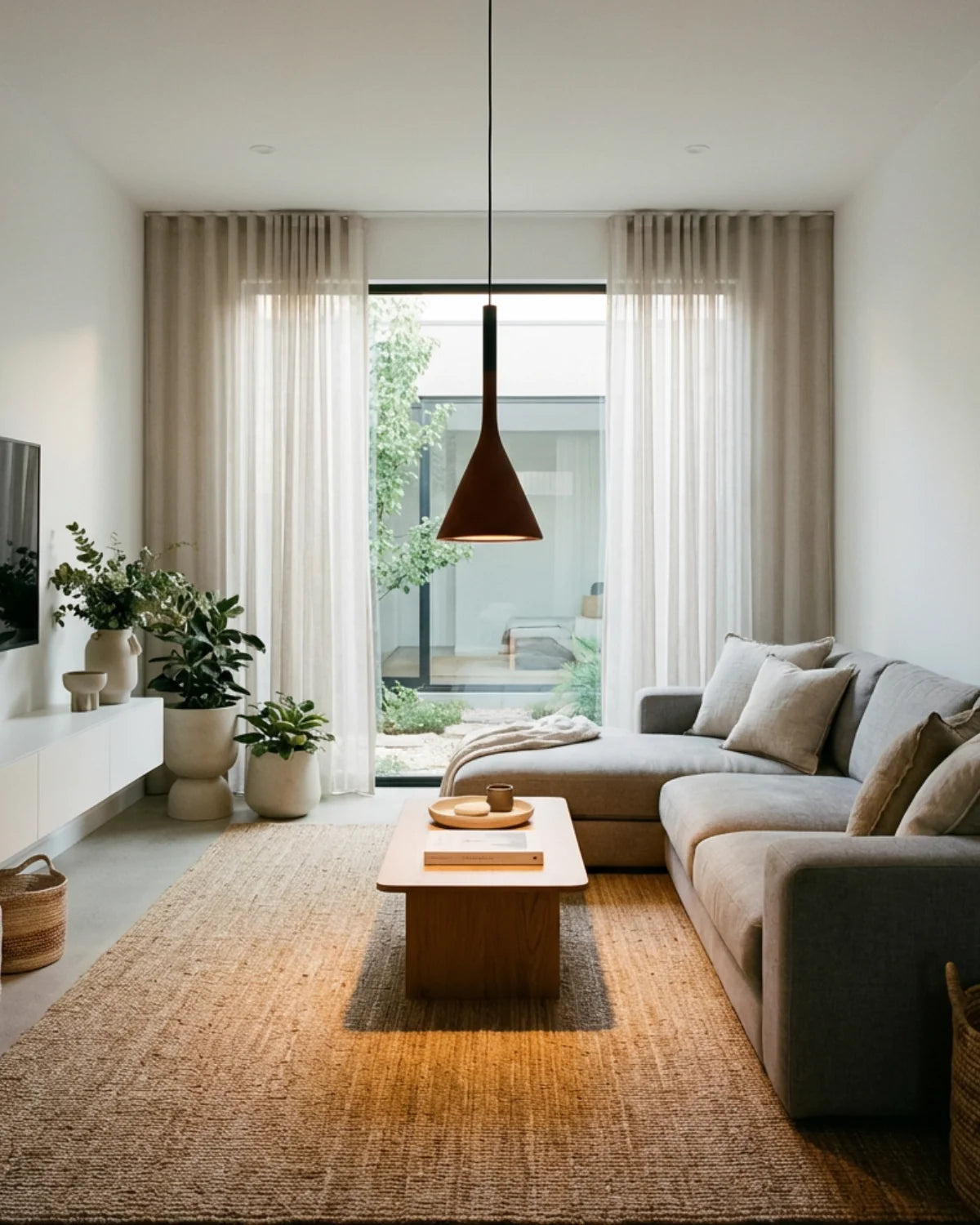 Pendant Lamp Conical Focused Beam