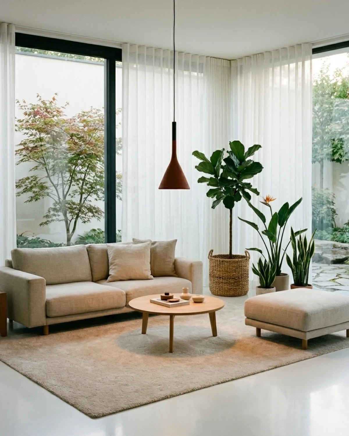 Pendant Lamp Conical Focused Beam