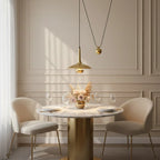Pendant Lamp Counterweight Height Adjustable Chrome Or Gold