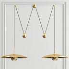 Pendant Lamp Counterweight Height Adjustable Chrome Or Gold