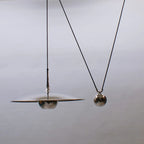 Pendant Lamp Counterweight Height Adjustable Chrome Or Gold