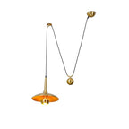 Pendant Lamp Counterweight Height Adjustable Chrome Or Gold