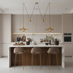 Pendant Lamp Counterweight Height Adjustable Chrome Or Gold