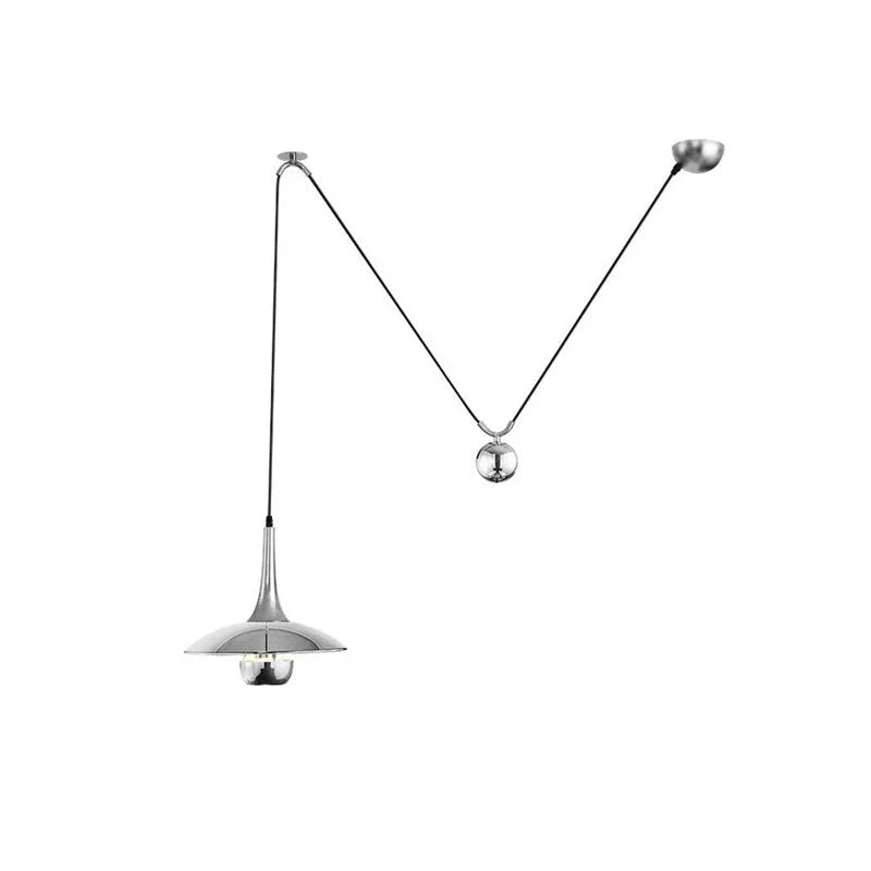 Pendant Lamp Counterweight Height Adjustable Chrome Or Gold