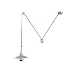 Pendant Lamp Counterweight Height Adjustable Chrome Or Gold