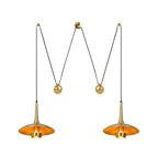 Pendant Lamp Counterweight Height Adjustable Chrome Or Gold