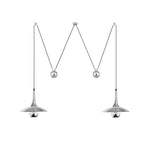 Pendant Lamp Counterweight Height Adjustable Chrome Or Gold
