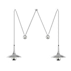 Pendant Lamp Counterweight Height Adjustable Chrome Or Gold