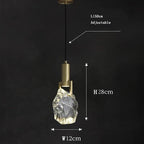 Pendant Lamp Crystal LED Adjustable Cable