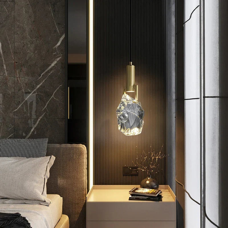 Pendant Lamp Crystal LED Adjustable Cable