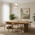 Pendant Lamp Double Opal Shade Gold Finish Integrated LED
