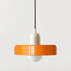 Pendant Lamp Glass Bauhaus-Inspired Double Color Shade