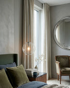 Pendant Lamp Glass Globe Bulb Included Adjustable Cable