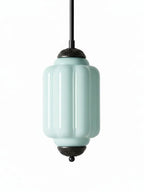 Pendant Lamp Glass Shade & Metal Trim