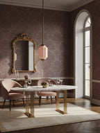 Pendant Lamp Glass Shade & Metal Trim