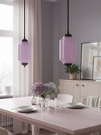 Pendant Lamp Glass Shade & Metal Trim