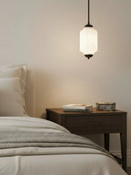 Pendant Lamp Glass Shade & Metal Trim