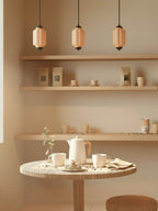 Pendant Lamp Glass Shade & Metal Trim