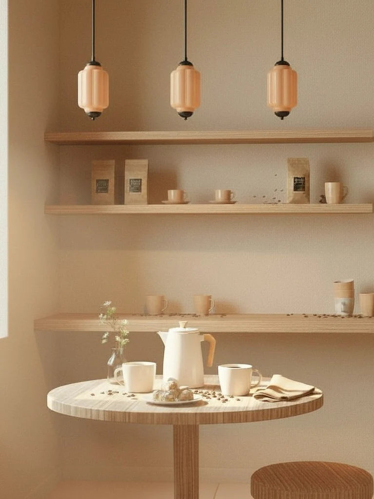 Pendant Lamp Glass Shade & Metal Trim