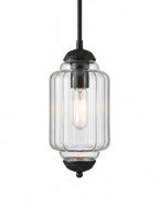 Pendant Lamp Glass Shade & Metal Trim