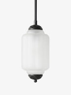 Pendant Lamp Glass Shade & Metal Trim