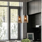 Pendant Lamp Glass Shade Warm Ambient Glow