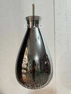 Pendant Lamp Gray Glass Starry Sky Copper Fixture