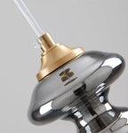 Pendant Lamp Gray Glass Starry Sky Copper Fixture