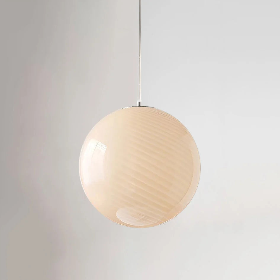 Pendant Lamp Handblown Glass Adjustable Height Dimmable