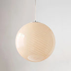 Pendant Lamp Handblown Glass Adjustable Height Dimmable